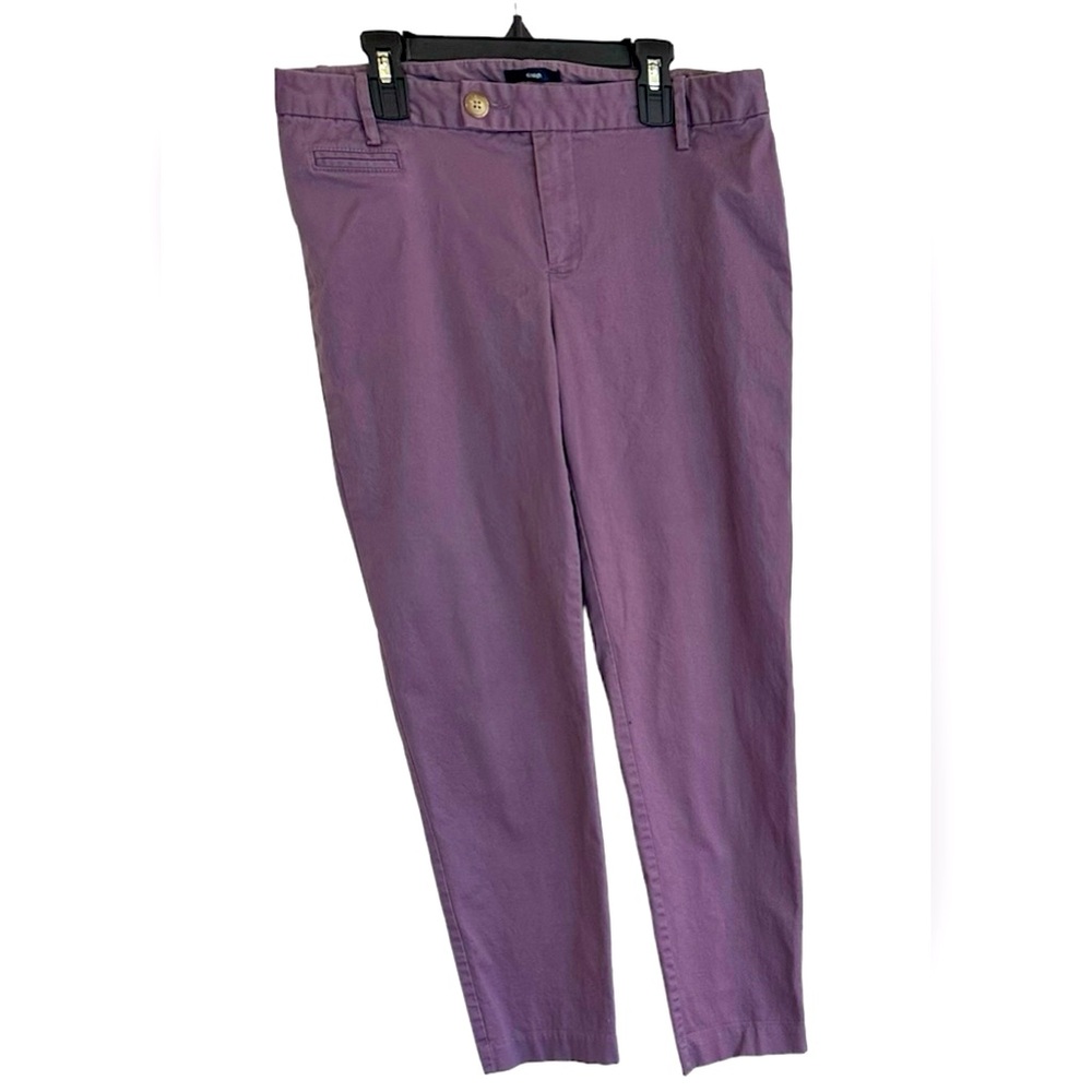 Gap light purple Aubrey fit stretch pants women 10
